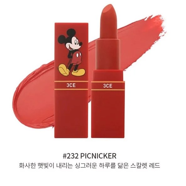 [3ce Disney Mickey Edition] Son Thỏi Siêu Lì 3CE Lip Color