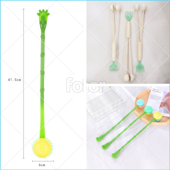 [FREESHIP] CÂY ĐẤM BÓP, GÃI LƯNG 2IN1 ĐỐT TRE NHỰA - GỖ HÌNH BÀN TAY