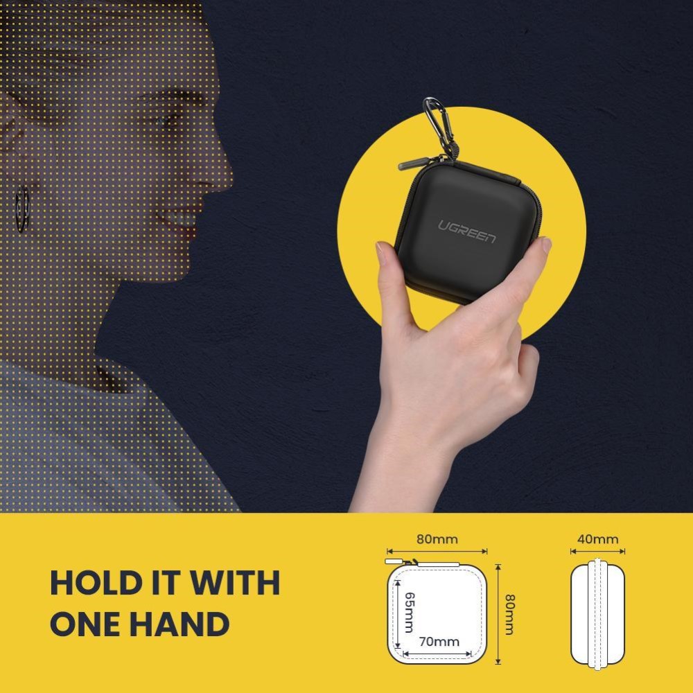 UGREEN Earphone Storage Carrying Case 40816