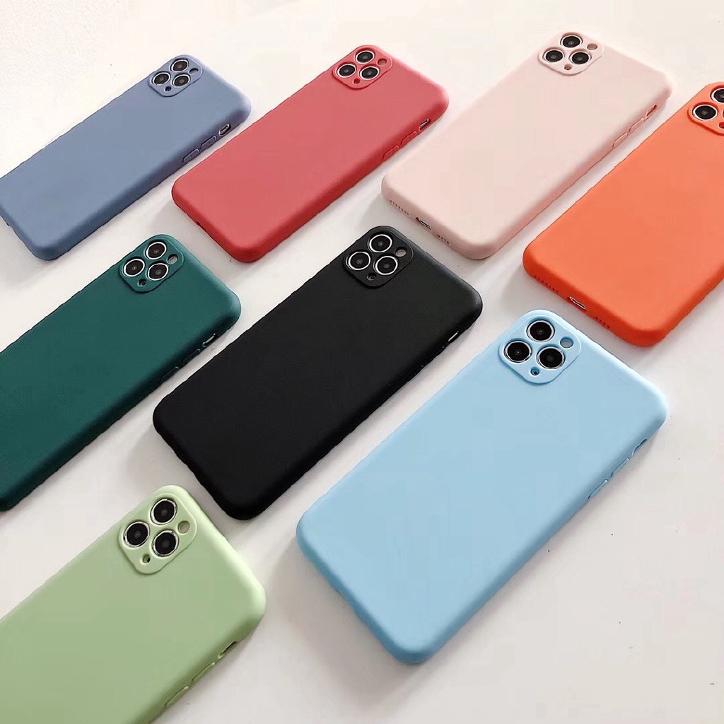 Ốp silicon dẻo bảo vệ camera cho iPhone 11/ 11Pro/ 11Pro Max chất lượng cao - Ốp iPhone