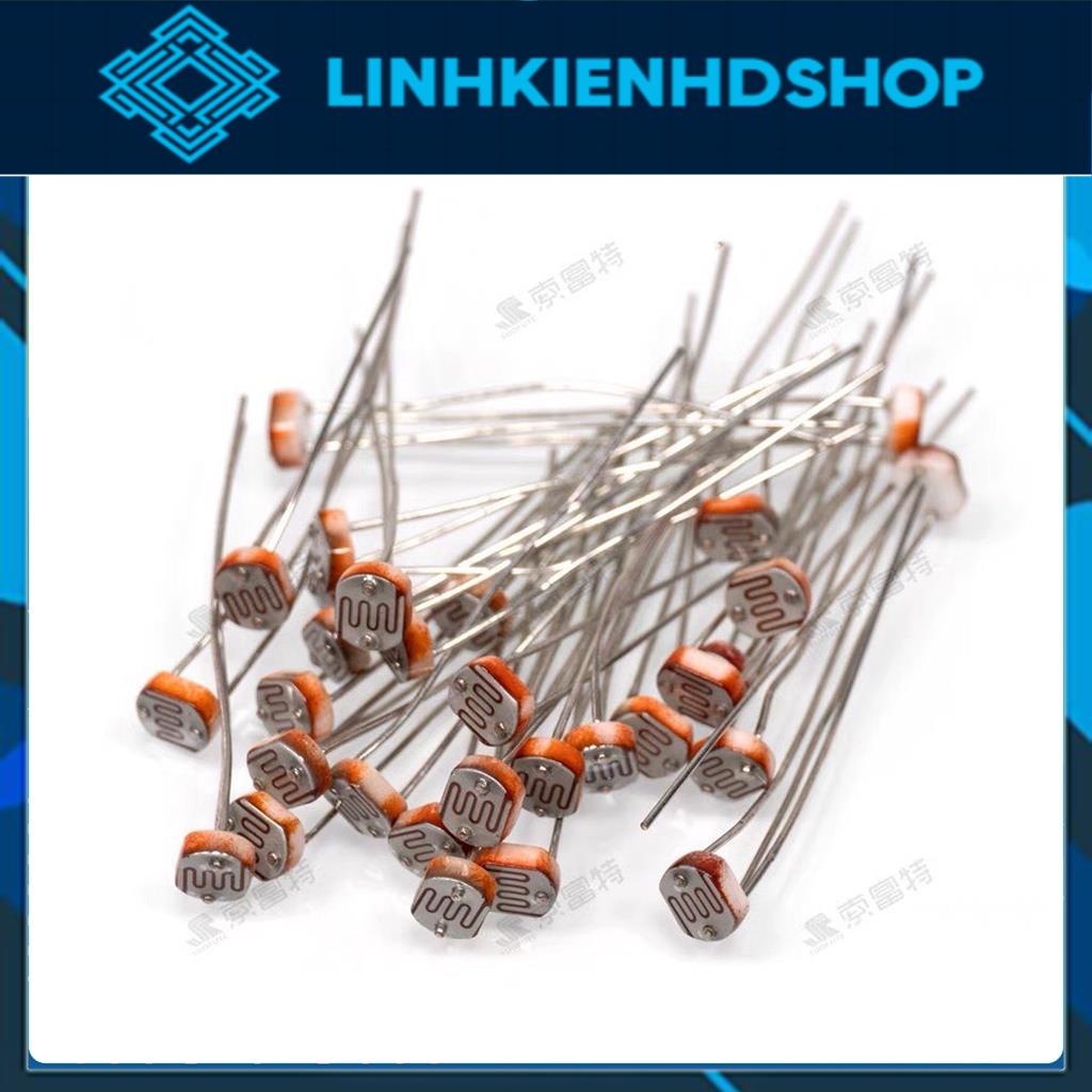 Quang trở CDS 5mm 5537 Cảm biến ánh sáng