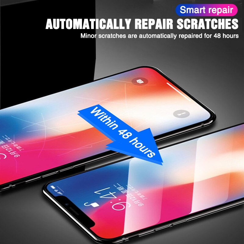 Set 2 Phim Hydrogel Mềm Dán Màn Hình Điện Thoại IPhone 13 12 11 Pro Max XR XS Max 7 8 Plus Kèm Phụ Kiện