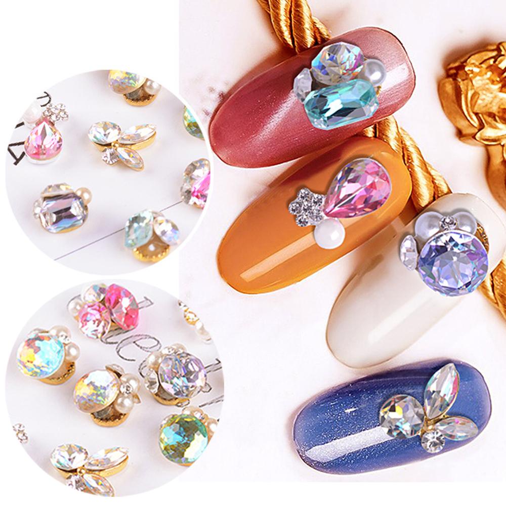 OCEANMAP Phụ Kiện Đính Trang Trí Móng Tay 3D Sang Trọng