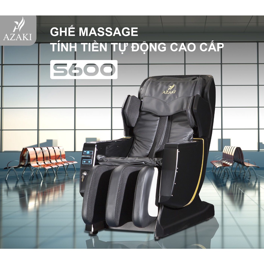 Ghế Massage Toàn Thân Cao Cấp 4D AZAKI S600 - Bảo hành Chính hãng