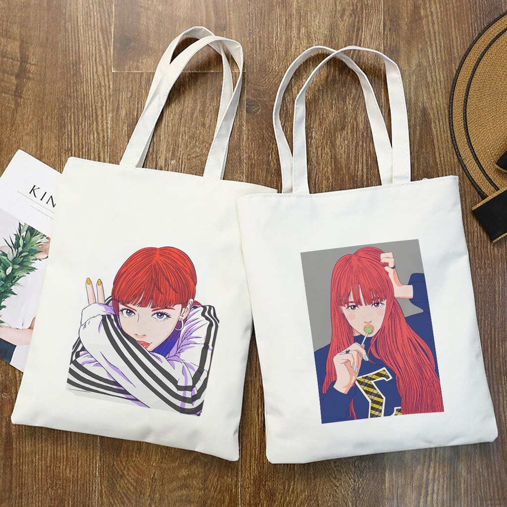 Túi Tote Canvas Vải Korean Girl