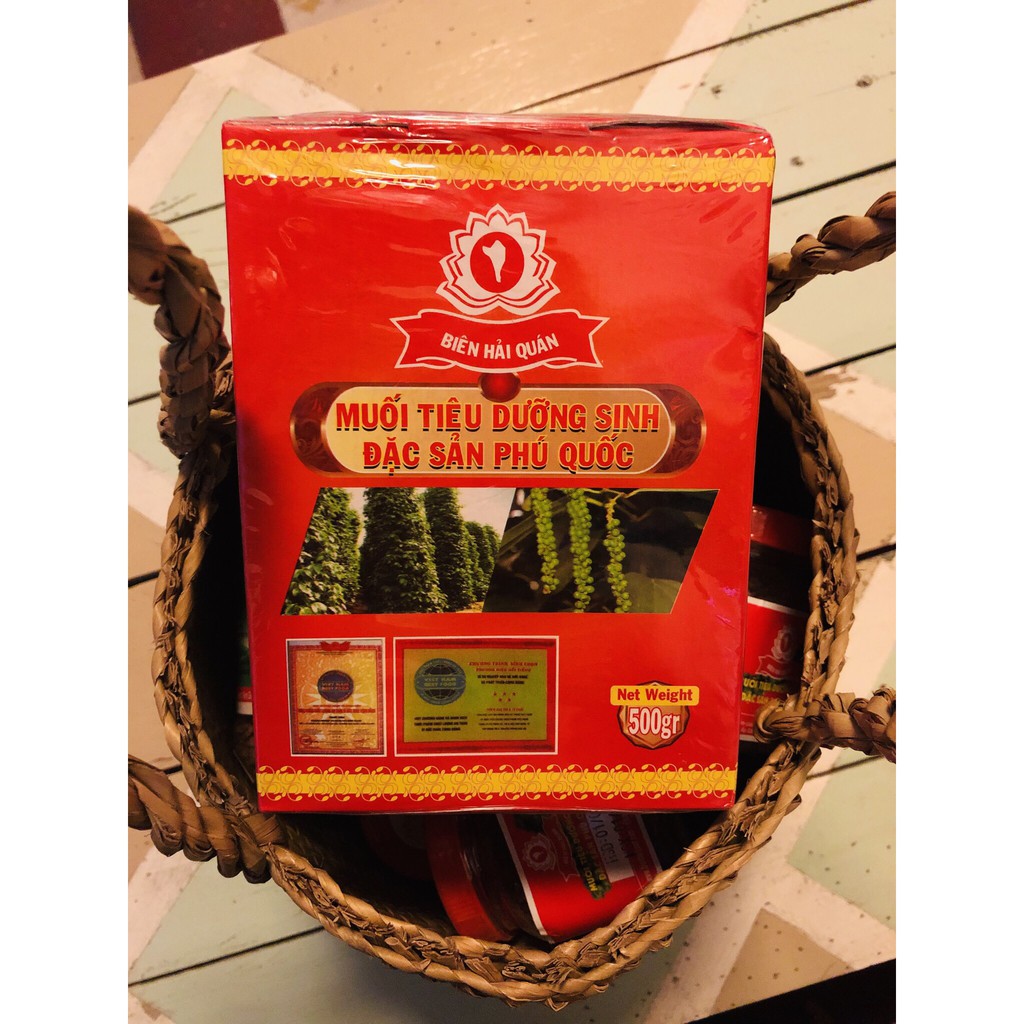 Muối Tiêu Dưỡng Sinh Phú Quốc 500gr | Muối Tiêu