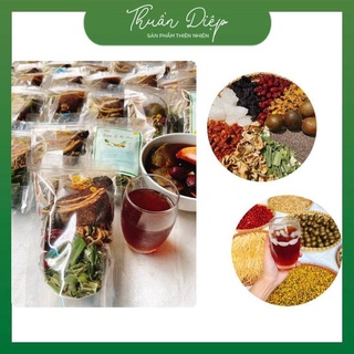 Trà sâm bí đao Set nấu trà sâm giải nhiệt, thanh mát (Nấu 4-6 lít nước) 100g Thuần Diệp