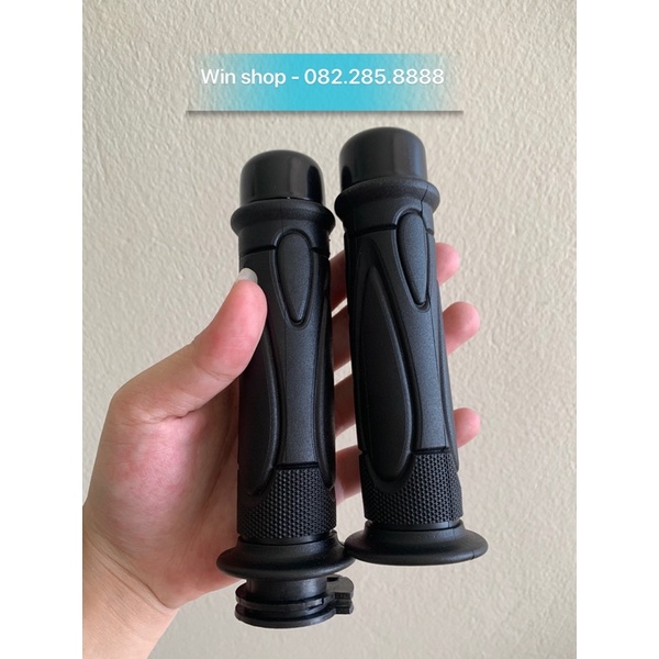 Tay nắm cao su kèm gù zin kiểu SH MODE cho mọi loại xe máy, xe đạp điện {Giá 1 đôi}