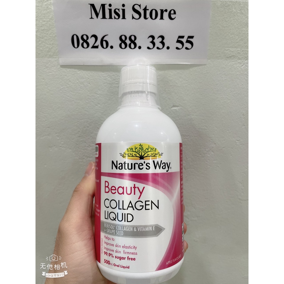 Collagen nước Beauty Collagen lọ 500ml, mẫu mới