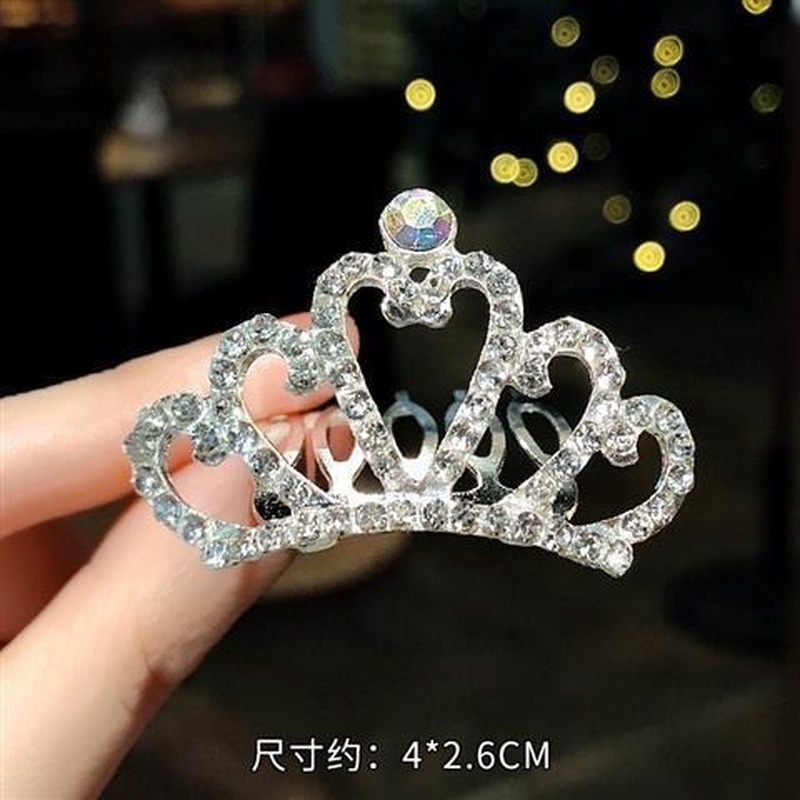 Vương Miện Cài Tóc Kiểu Công Chúa Dễ Thương Cho Bé Gái