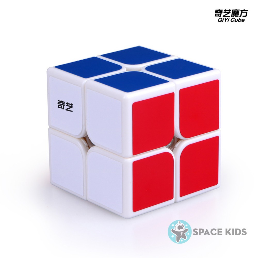 Đồ chơi Rubik 2x2 Qiyi khối lập phương ma thuật bằng nhựa ABS, Đồ chơi thông minh Rubik 2x2