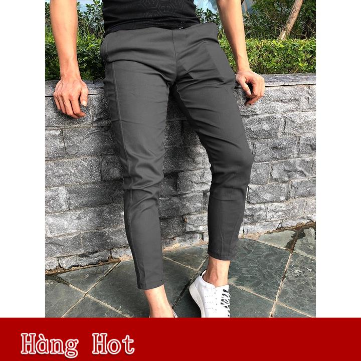 Quần Kaki Nam Hàn Quốc dáng ôm co giãn ống côn KK3