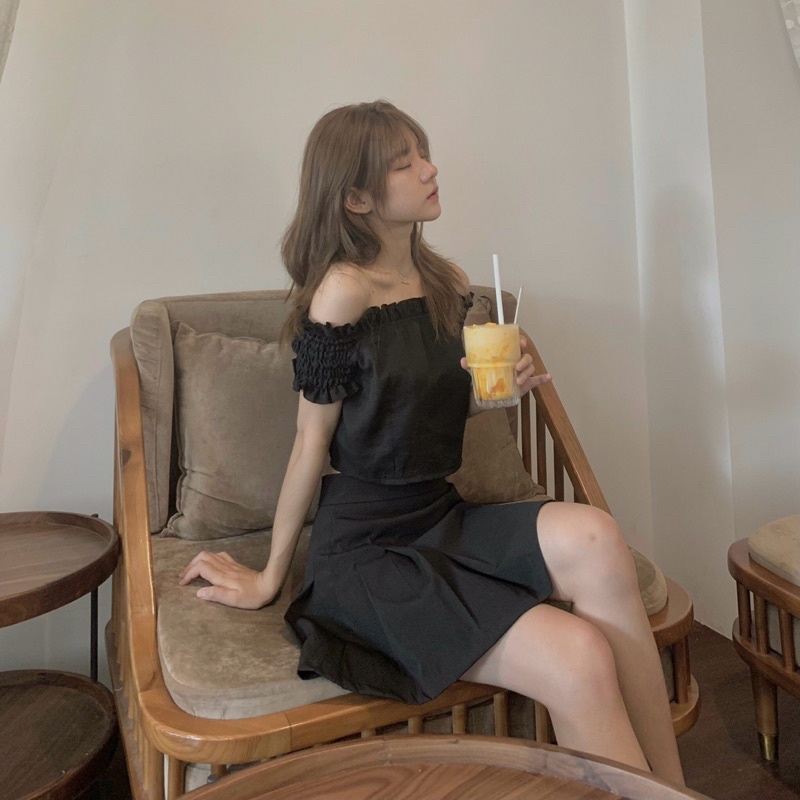 [ ẢNH THẬT CHÍNH CHỦ ] Áo trễ vai LARNA