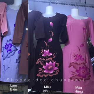 Đồ Lam Đi Chùa # Cách Tân Sẫm Sen