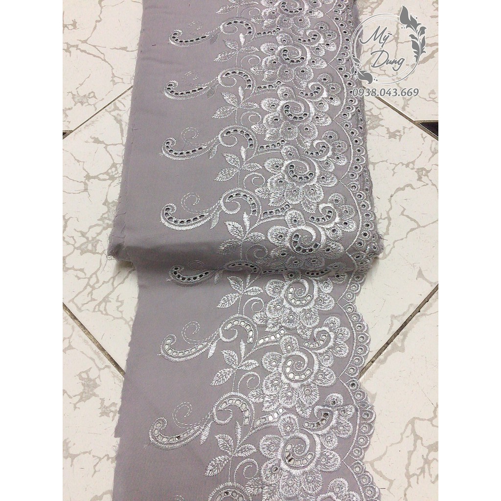 Vải may tay áo, chân váy, Hijab - TiCi (Dây dài 13,5 mét) - MS 1782