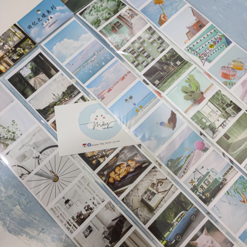 Dây sticker phong cảnh vintage