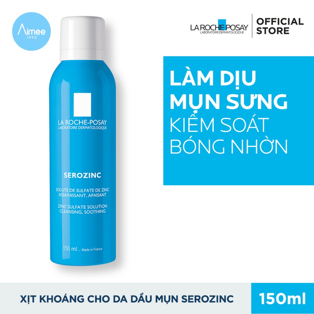 Xịt khoáng và hỗ trợ làm sạch và dịu da La Roche Posay 150ml - 300ml [Aimee1992]