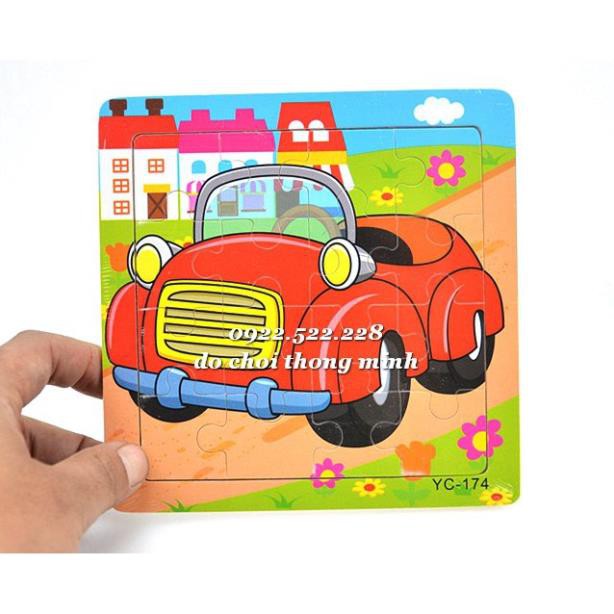 Ghép hình puzzle 16 miếng (16 mảnh)