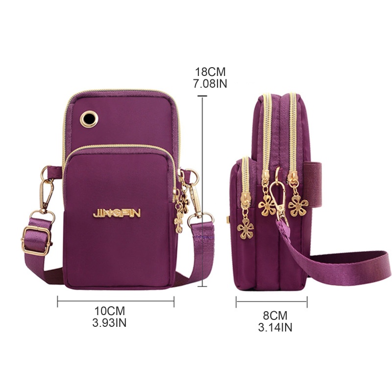 Túi Đựng Điện Thoại/Tiền/Chìa Khóa Đeo Vai Cổ Điển