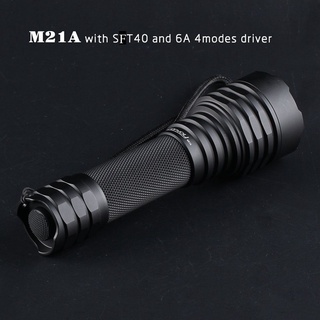 Đèn pin convoy m21a kèm đèn led luminus sft40