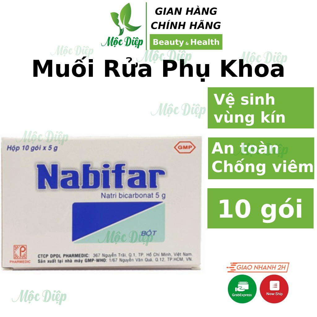 Muối rửa phụ khoa ❤️CHÍNH HÃNG Muối nabifa phụ khoa ❤️làm sạch vùng kín