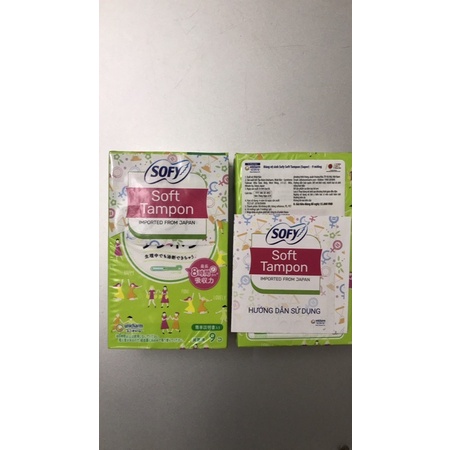 Tampon sofy nhập khẩu nhật