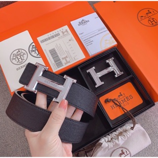 (SIÊU PHẨM) Full Hộp Thắt Lưng Da Nam Cao Cấp Kèm 2 Mắt Đính Đá Sang Trọng TL216