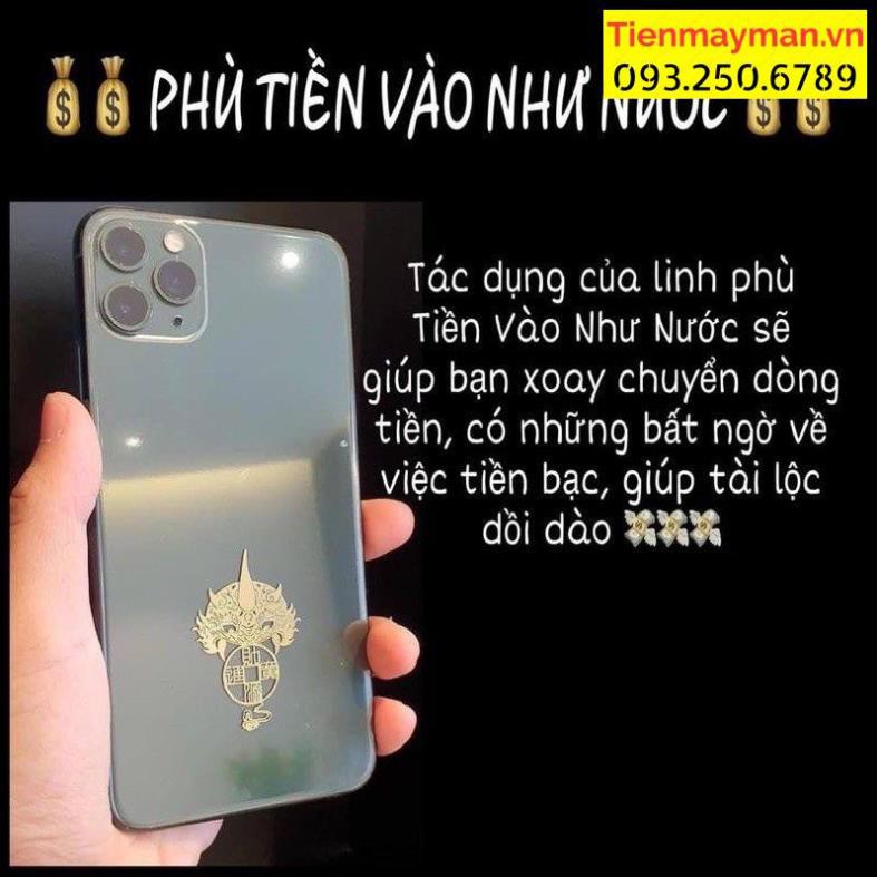 Combo 4 miếng dán điện thoại tài lộc, buôn may bán đắt phù hợp các dòng điện thoại, đẹp lung linh.