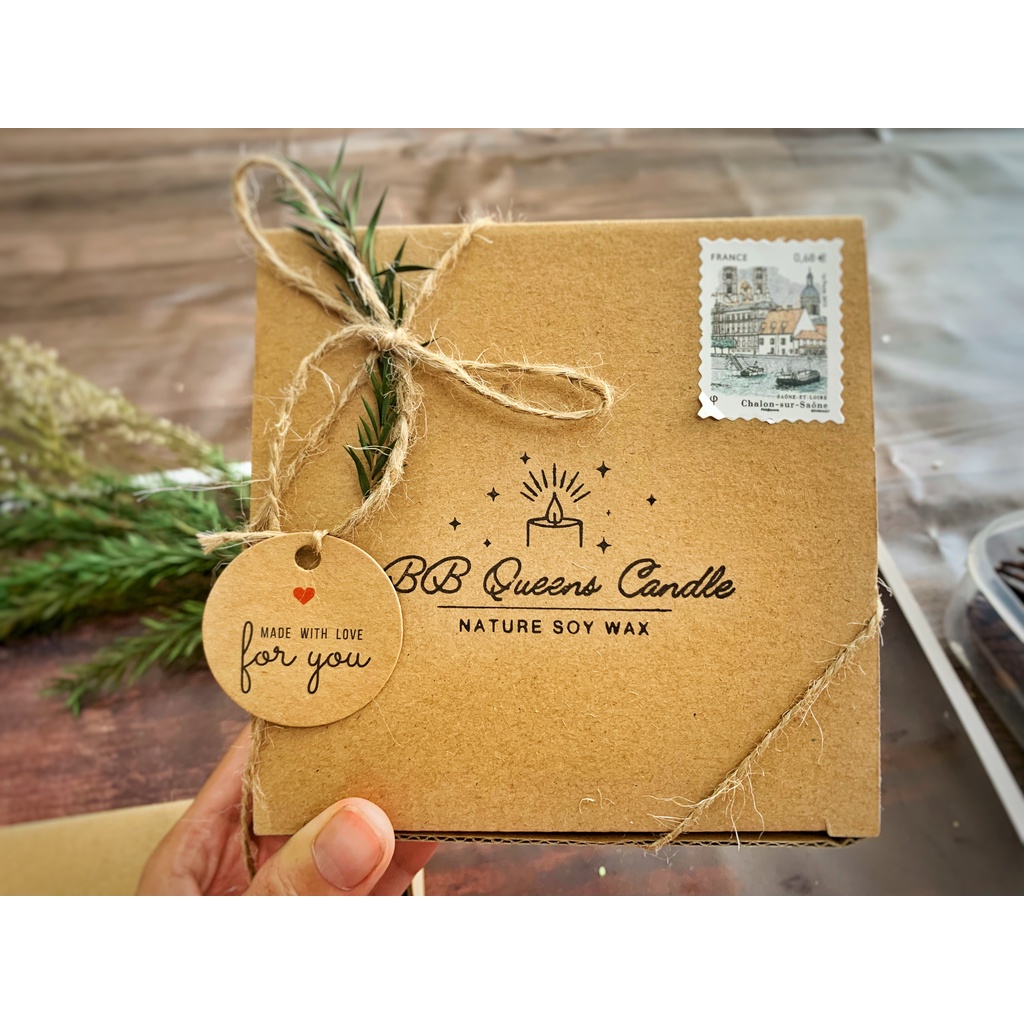 Nến Thơm Handmade hũ 100gr BB Queens an toàn không khói  _ Hương Thơm 4 mùa tươi mát nheỉ