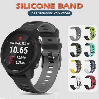 Dây đeo silicone 20mm thích hợp cho đồng hồ thông minh Garmin Forerunner 245m 245 / Garminmove 3 & Luxe