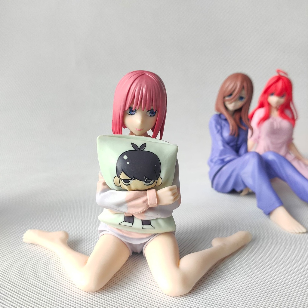 Set 5 Mô Hình Nhân Vật Nakano Ichika Nino Miku Yotsuba Itsuki Trang Trí
