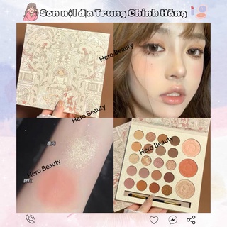 Bảng phấn mắt Ershiqi 23 màu sắc hiệu ứng lì Cao Cấp