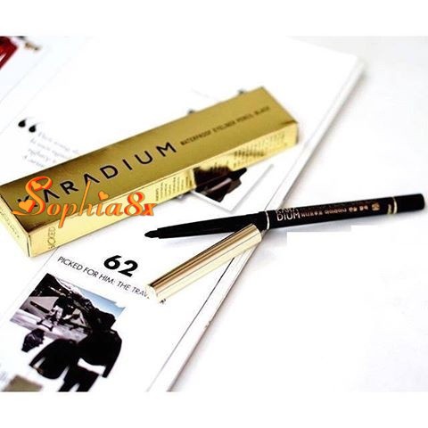 Chì Kẻ Mắt Sáp Không Trôi Karadium Waterproof Eyeliner Pencil Black