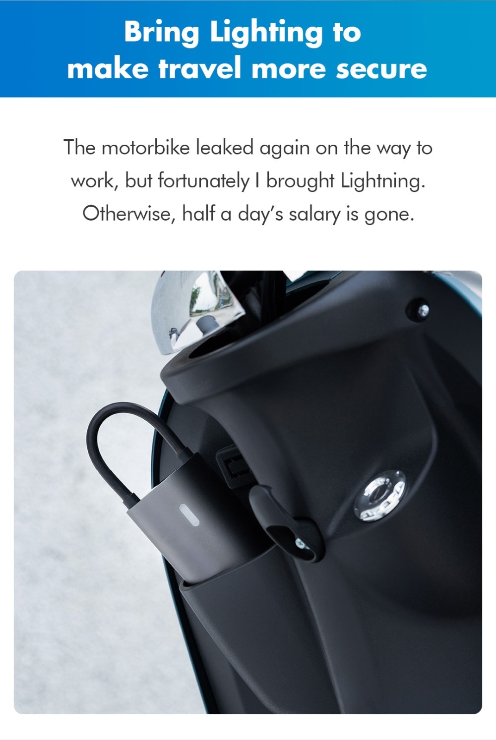 Máy Bơm Lốp Xe Thông Minh Xiaomi Roidmi Mojietu Có Sạc Nhanh Chất Lượng Cao | BigBuy360 - bigbuy360.vn