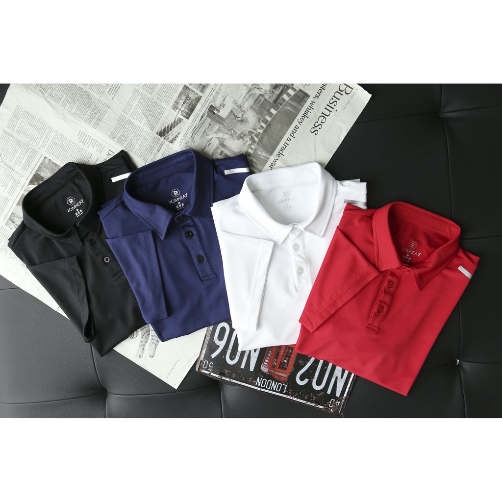 Áo thể thao nam áo polo cổ bẻ nam thun lạnh 4 màu 403