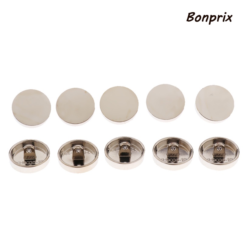 Set 10 Nút Tròn Bằng Kim Loại Mạ Vàng 18mm Trang Trí Áo Khoác Vest