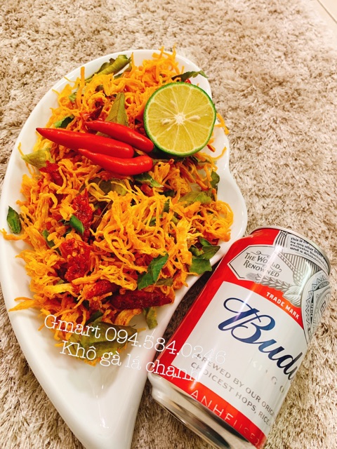 Khô gà lá chanh nhà làm ngon sạch, ko bã , ko bở gói 500gram | BigBuy360 - bigbuy360.vn