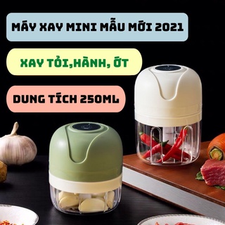 Máy Xay Mini Thực Phẩm Cầm Tay 250ml