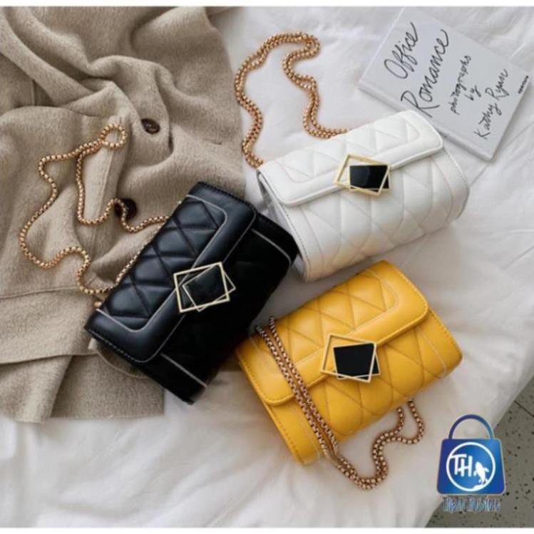 👛ẢNH SHOP CHỤP👛 Túi đeo chéo trần trám khóa kính nghiêng thời trang BH 403 | BigBuy360 - bigbuy360.vn