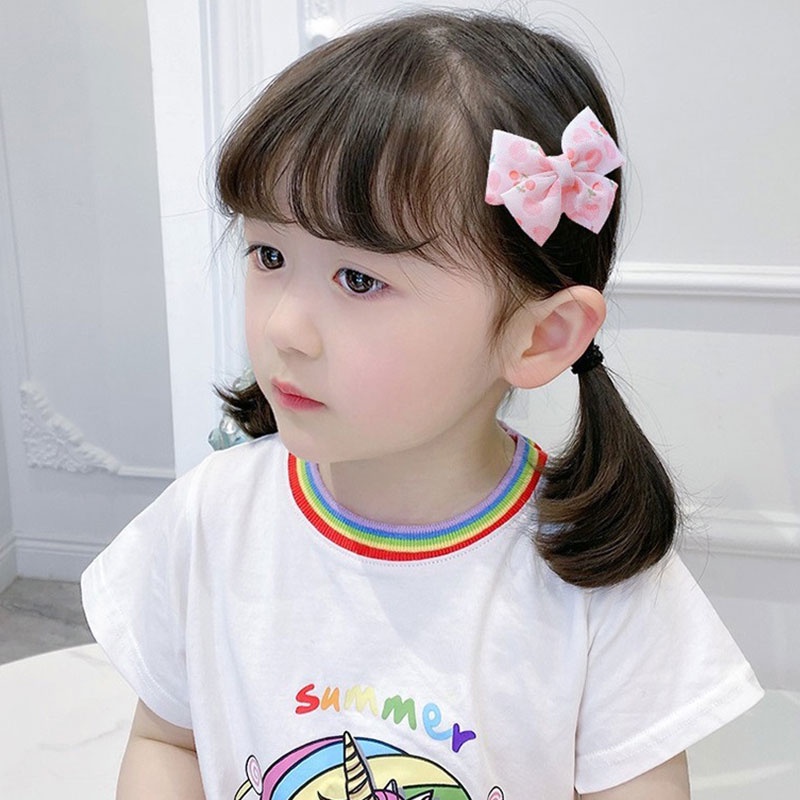 Set 8 Kẹp Tóc Nơ Dễ Thương Cho Bé Gái