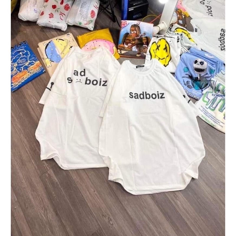 Áo phông Sadboi chữ in 2 mặt TH6