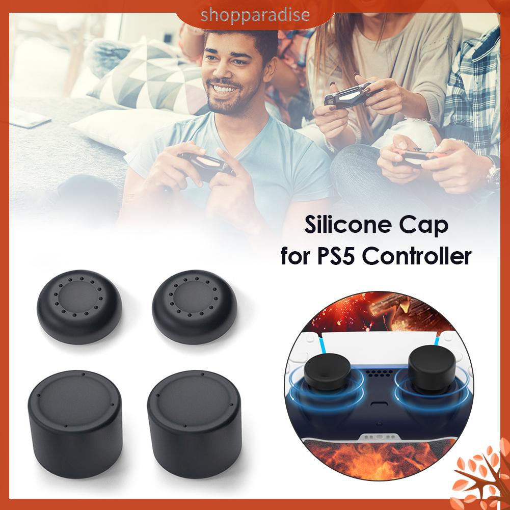 Set 4 Nút Bấm Silicone Chống Trượt Cho Tay Cầm Chơi Game Ps5 / Ps4