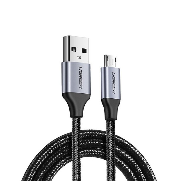 Dây USB 2.0 sang micro USB vỏ nhôm UGREEN 60146 60145 60144 60147 60148 US290