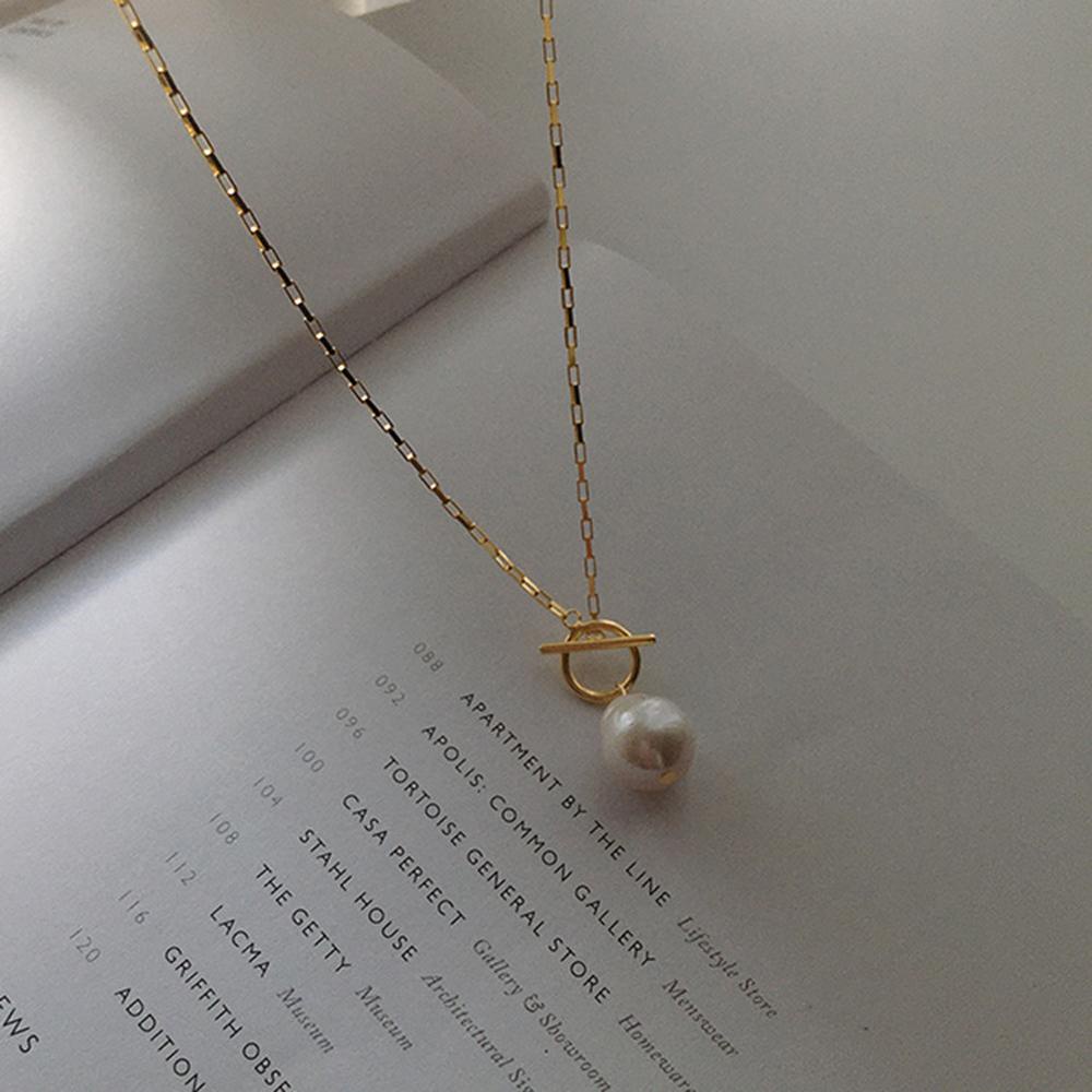 Vòng cổ Mạ Bạc 925 Mặt Hình Học Thời Trang