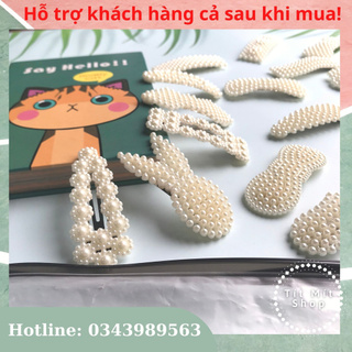Kẹp tóc hạt ngọc, hạt chân châu, kẹp tóc hàn quốc