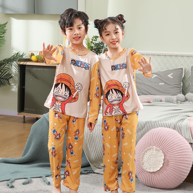 Bộ Đồ Ngủ In Họa Tiết Hoạt Hình Doremon Dễ Thương Phong Cách Hàn Quốc Thời Trang Cho Bé Trai Và Gái