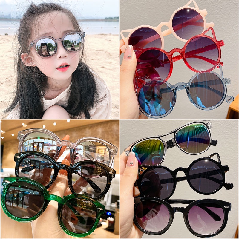 Kính Mát Gọng Tròn Thời Trang Cho Bé