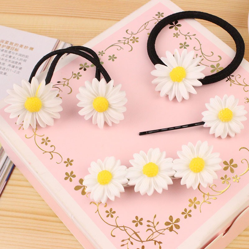Set 10 buộc tóc cúc họa mi