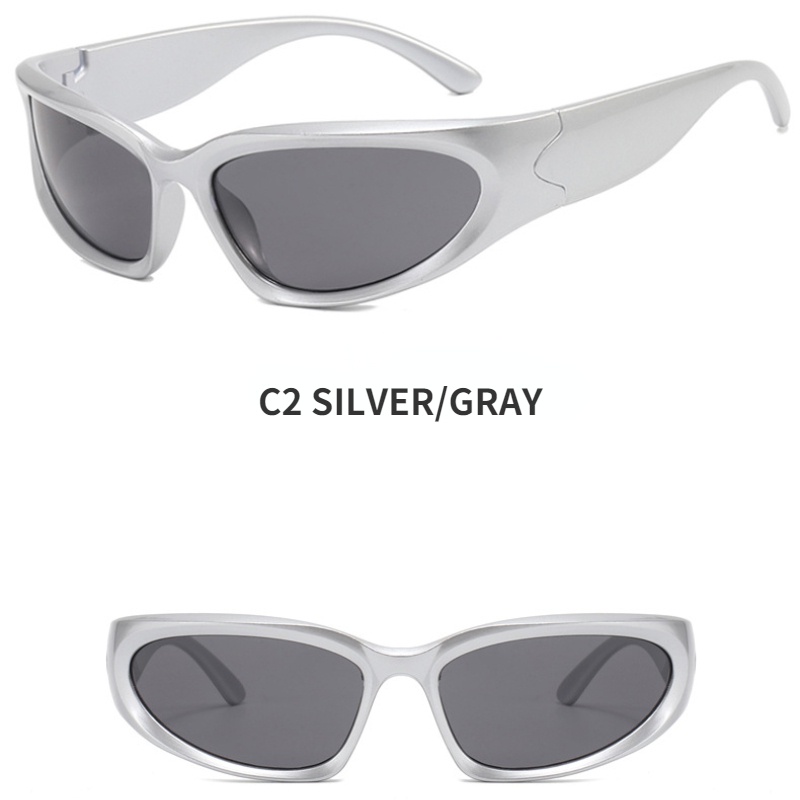 (YUZHU) Kính Mát Thể Thao Mẫu Mới Phong Cách Steampunk