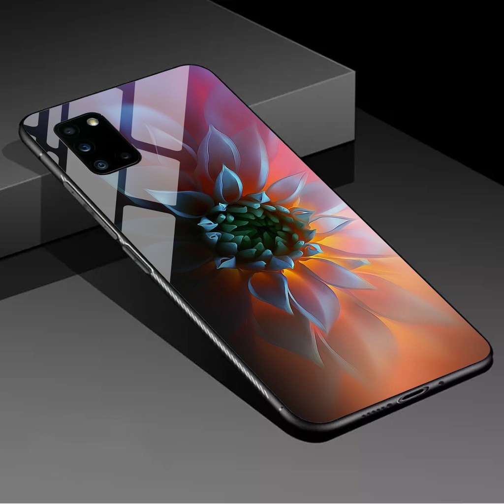 Ốp lưng Oppo A55 5g mặt kính cường lực